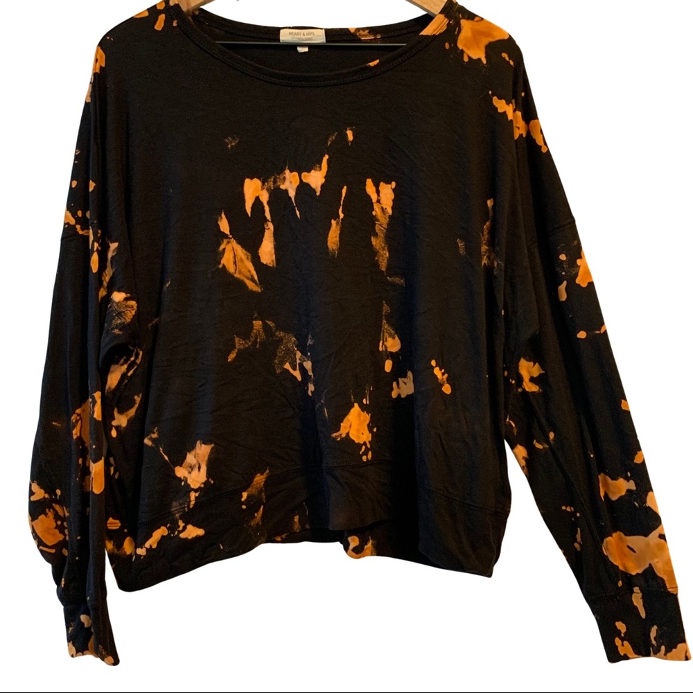 Reverse Tie Dye Dolman